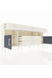 Arges Konsol 3 Raflı 5 Çekmeceli 2 Kapaklı 176x30x83 - S148M016V07A