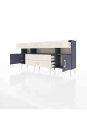 Arges Konsol 3 Raflı 5 Çekmeceli 2 Kapaklı 176x30x83 - S148M016V16A