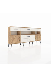 Arges Konsol 3 Raflı 5 Çekmeceli 2 Kapaklı 176x30x83 - S148M016V19A