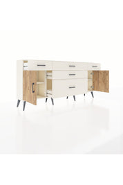 Arges Konsol 2 Raflı 5 Çekmeceli 2 Kapaklı 176x30x83 - S148M017V01A