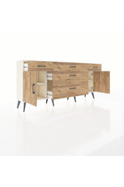 Arges Konsol 2 Raflı 5 Çekmeceli 2 Kapaklı 176x30x83 - S148M017V03A