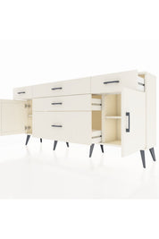 Arges Konsol 2 Raflı 5 Çekmeceli 2 Kapaklı 176x30x83 - S148M017V04A