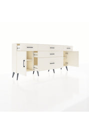 Arges Konsol 2 Raflı 5 Çekmeceli 2 Kapaklı 176x30x83 - S148M017V04A