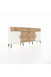 Arges Konsol 2 Raflı 5 Çekmeceli 2 Kapaklı 176x30x83 - S148M017V06A