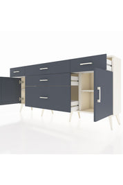 Arges Konsol 2 Raflı 5 Çekmeceli 2 Kapaklı 176x30x83 - S148M017V08A
