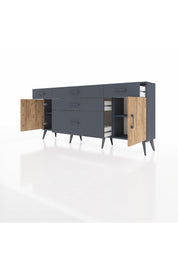 Arges Konsol 2 Raflı 5 Çekmeceli 2 Kapaklı 176x30x83 - S148M017V11A