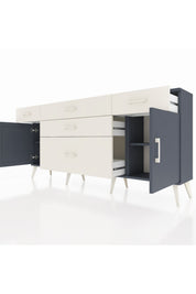 Arges Konsol 2 Raflı 5 Çekmeceli 2 Kapaklı 176x30x83 - S148M017V16A