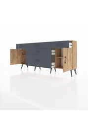 Arges Konsol 2 Raflı 5 Çekmeceli 2 Kapaklı 176x30x83 - S148M017V20A