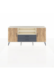 Arges Konsol 4 Raflı 2 Çekmeceli 2 Kapaklı 176x30x83 - S148M018V02A