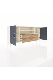 Arges Konsol 4 Raflı 2 Çekmeceli 2 Kapaklı 176x30x83 - S148M018V09A