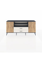 Arges Konsol 4 Raflı 2 Çekmeceli 2 Kapaklı 176x30x83 - S148M018V10A
