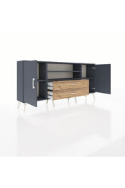 Arges Konsol 4 Raflı 2 Çekmeceli 2 Kapaklı 176x30x83 - S148M018V18A