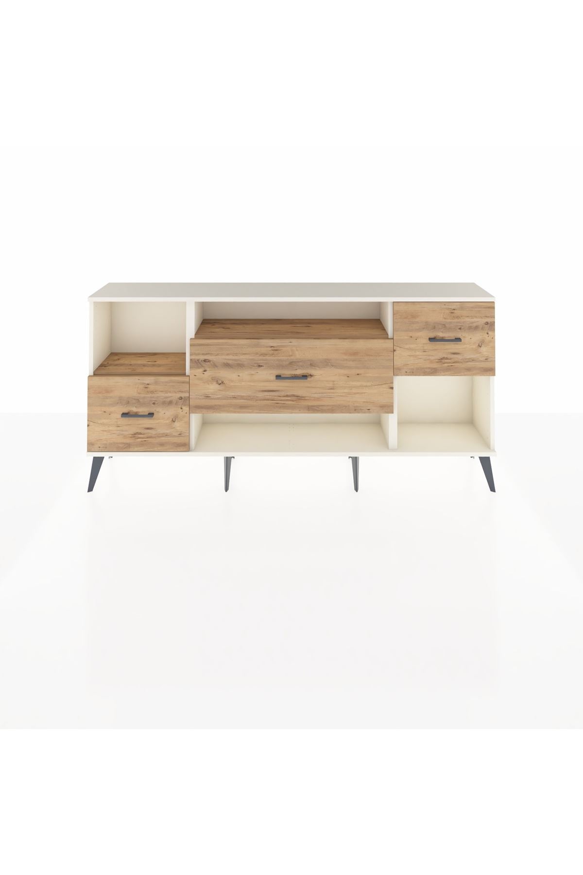 Arges Konsol 2 Raflı 3 Çekmeceli 176x30x83 - S148M019V03A