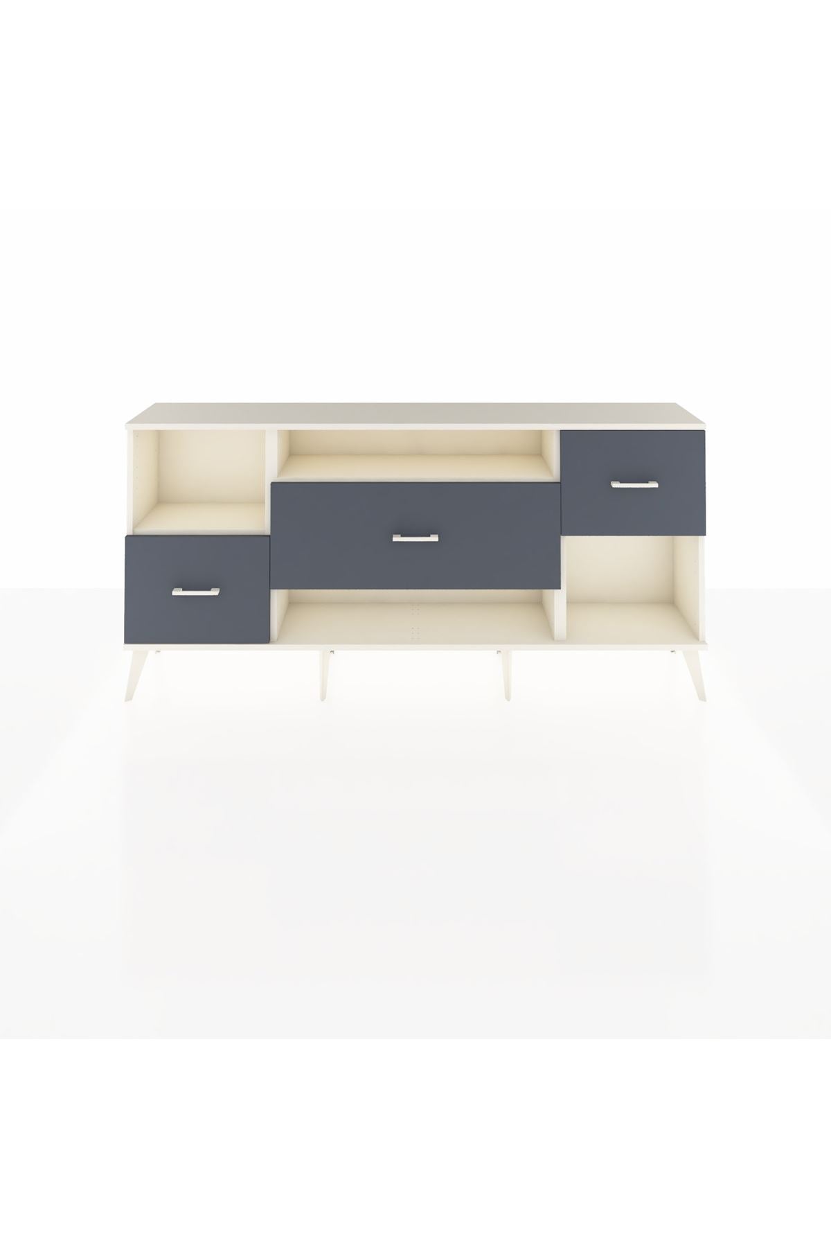 Arges Konsol 2 Raflı 3 Çekmeceli 176x30x83 - S148M019V05A