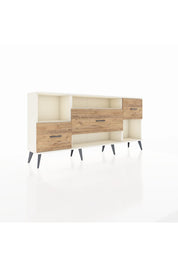 Arges Konsol 2 Raflı 3 Çekmeceli 176x30x83 - S148M019V06A