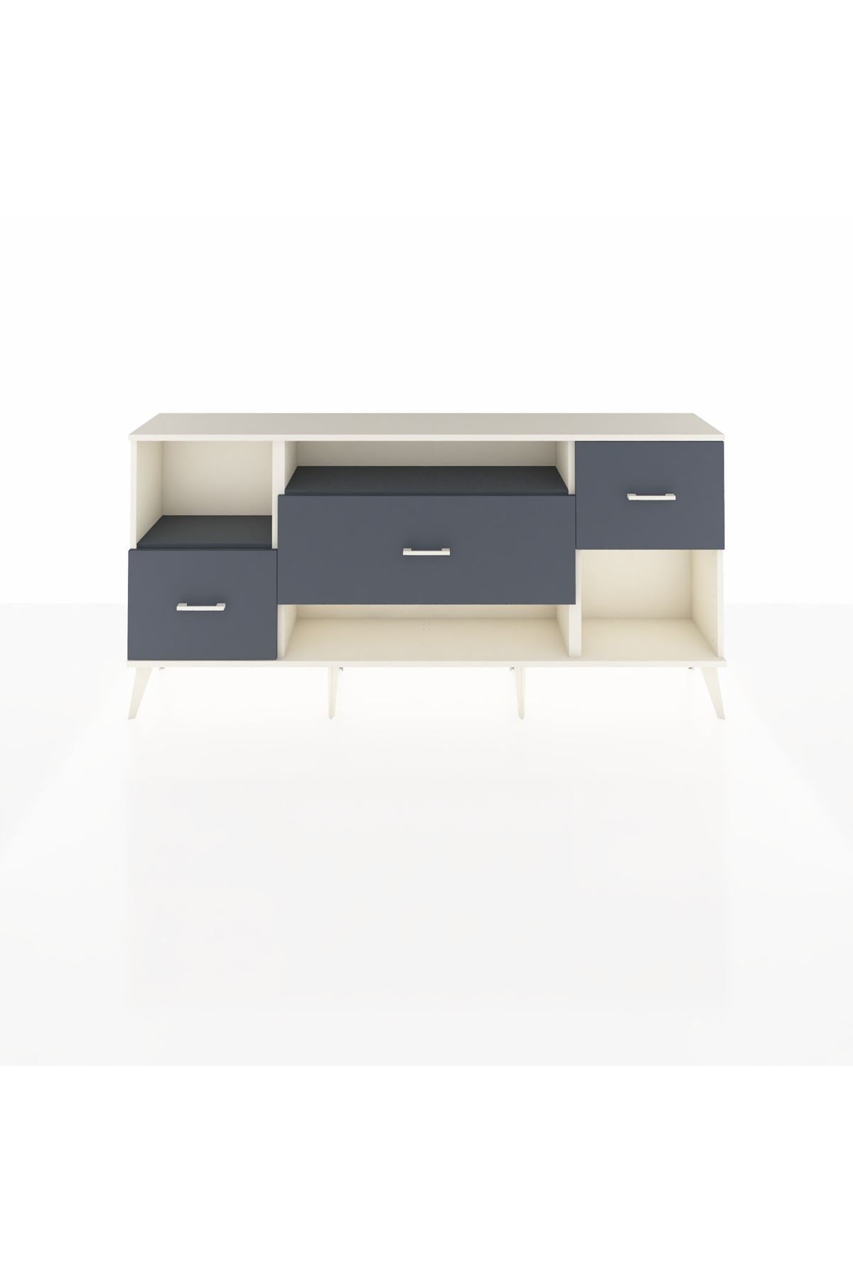 Arges Konsol 2 Raflı 3 Çekmeceli 176x30x83 - S148M019V08A