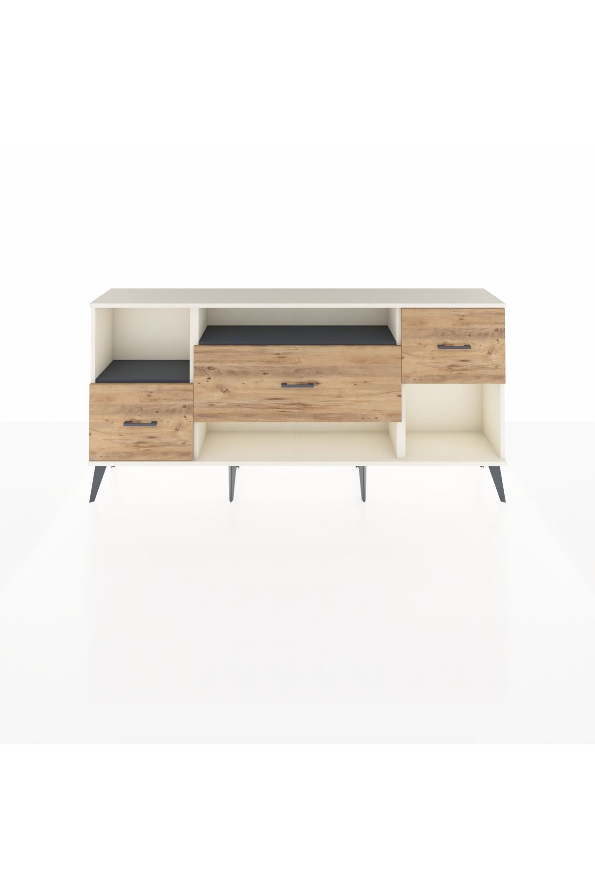 Arges Konsol 2 Raflı 3 Çekmeceli 176x30x83 - S148M019V09A