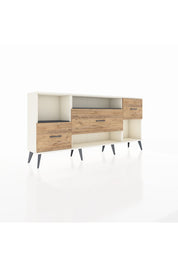 Arges Konsol 2 Raflı 3 Çekmeceli 176x30x83 - S148M019V09A