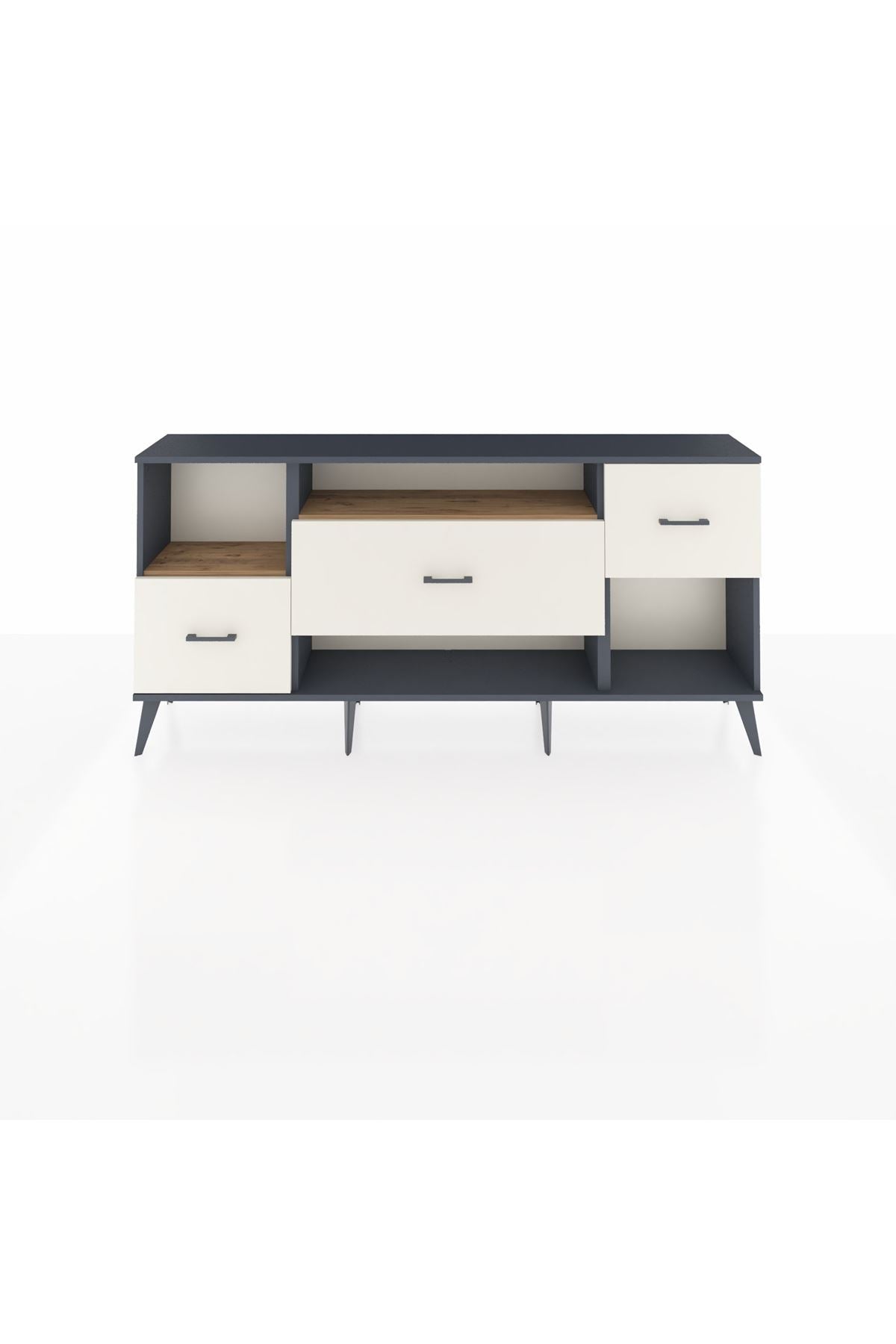 Arges Konsol 2 Raflı 3 Çekmeceli 176x30x83 - S148M019V10A