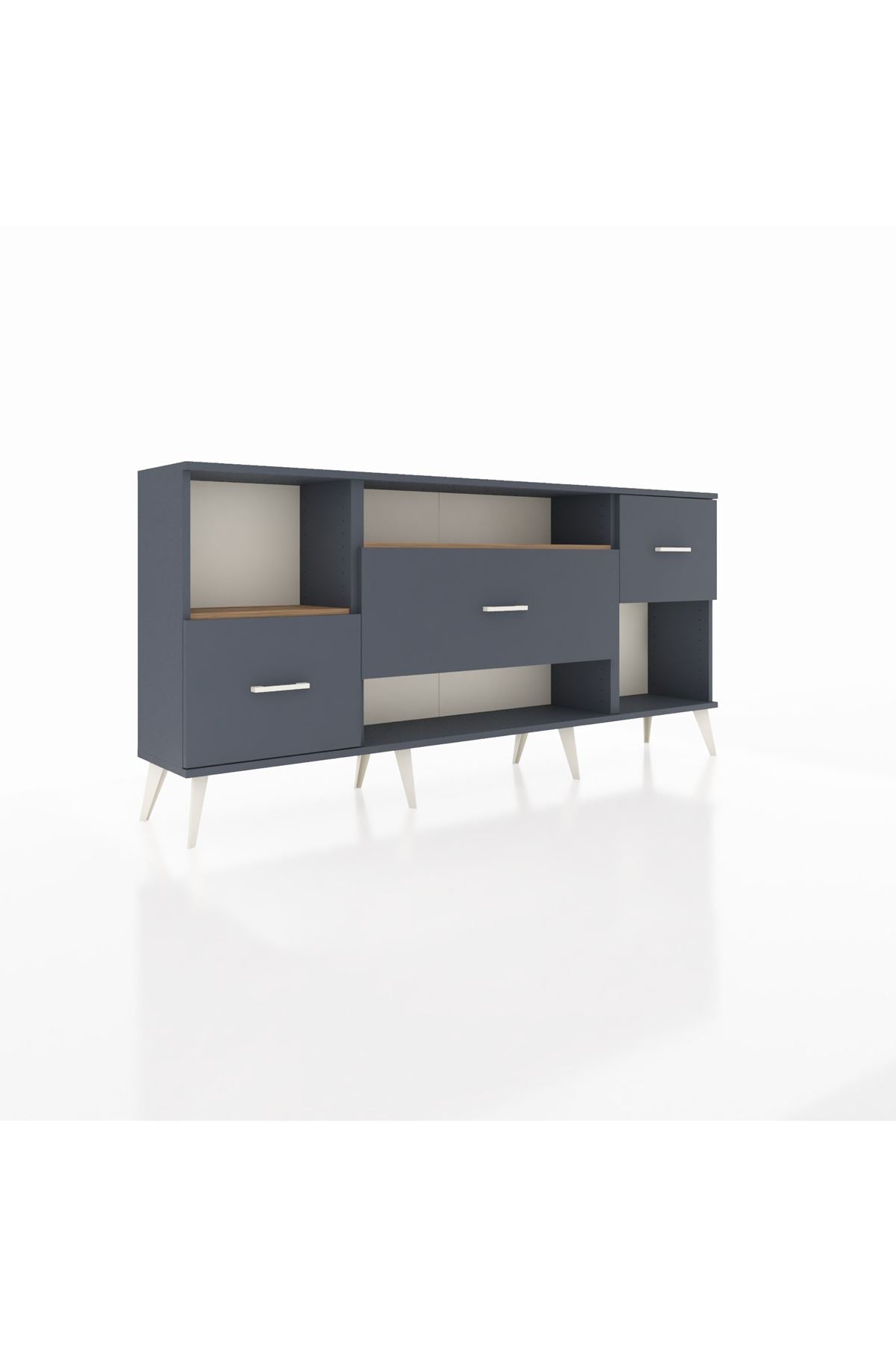 Arges Konsol 2 Raflı 3 Çekmeceli 176x30x83 - S148M019V11A
