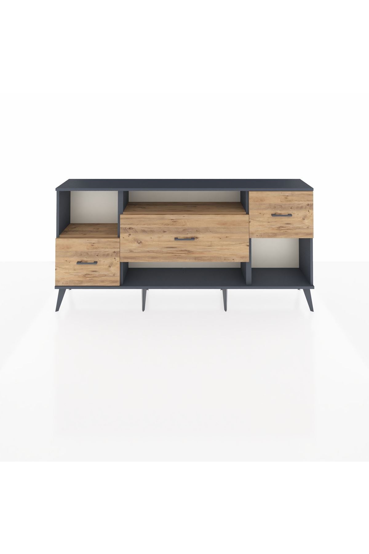 Arges Konsol 2 Raflı 3 Çekmeceli 176x30x83 - S148M019V12A