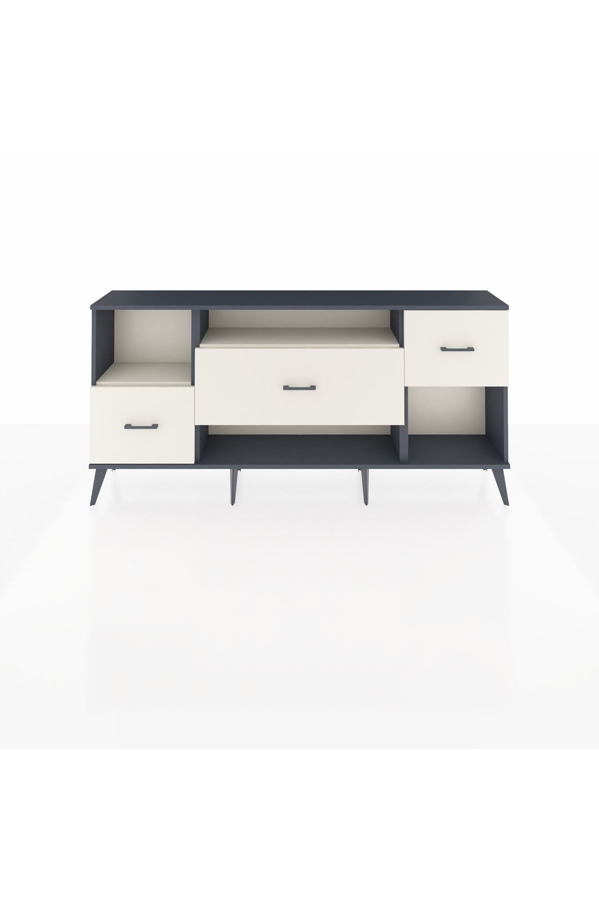 Arges Konsol 2 Raflı 3 Çekmeceli 176x30x83 - S148M019V13A