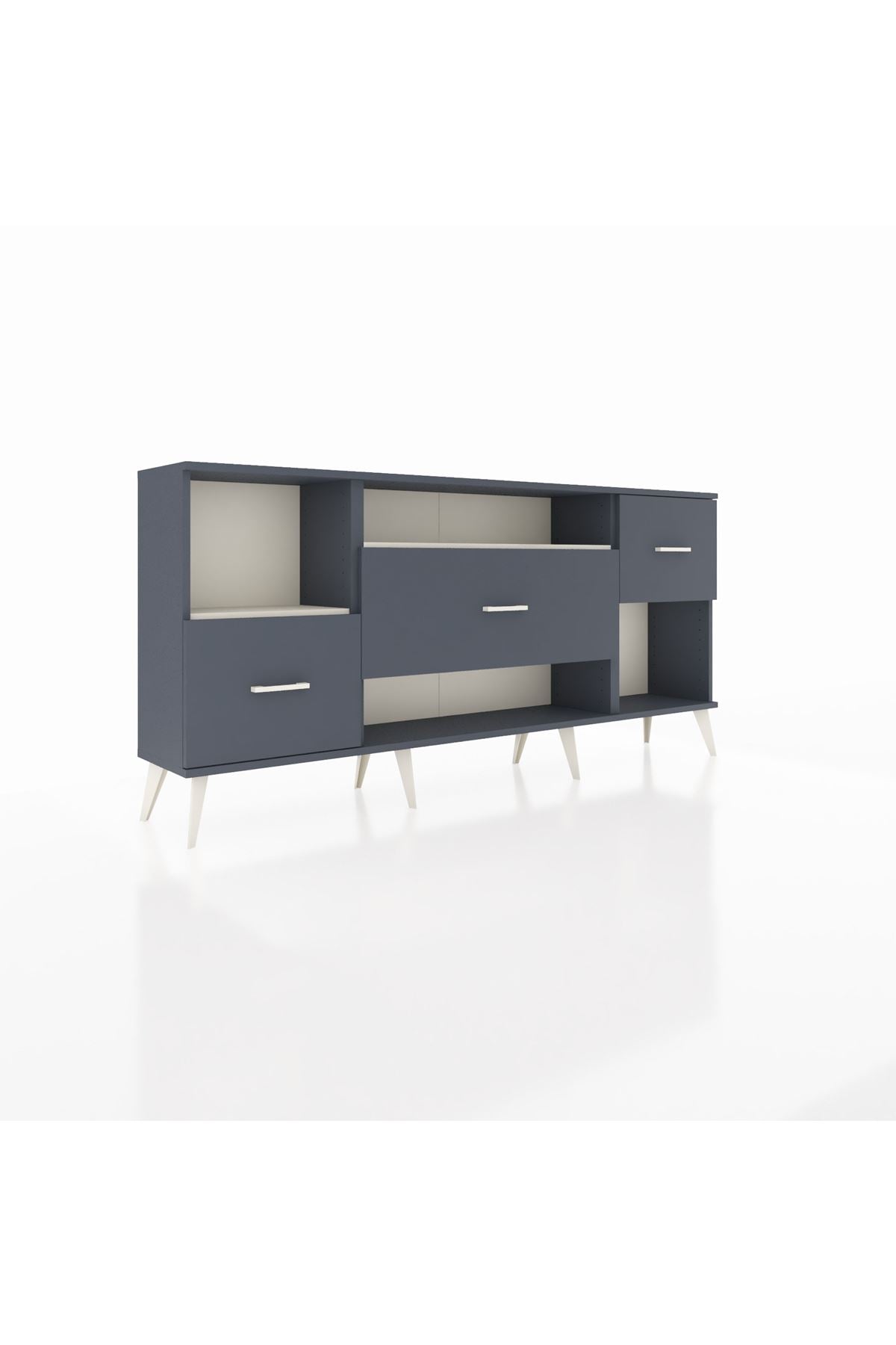 Arges Konsol 2 Raflı 3 Çekmeceli 176x30x83 - S148M019V14A