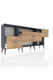 Arges Konsol 2 Raflı 3 Çekmeceli 176x30x83 - S148M019V18A