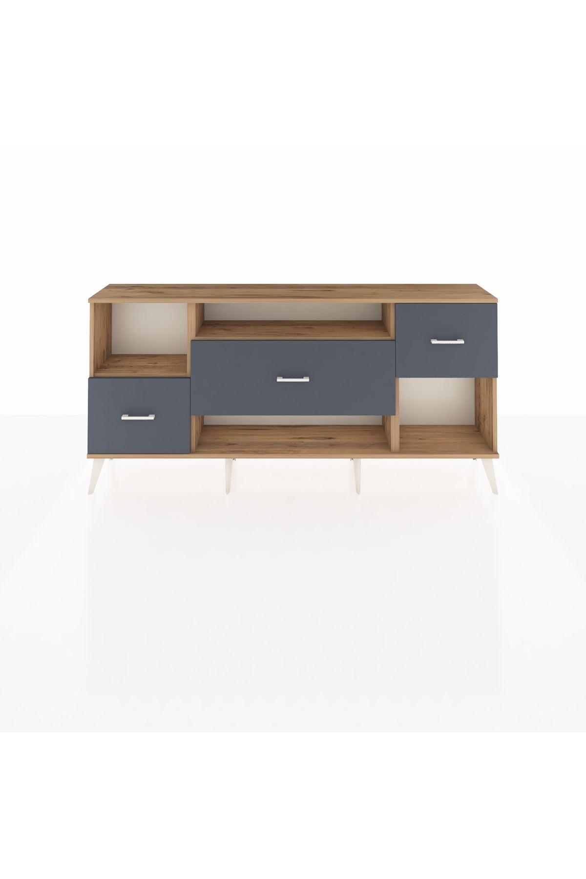 Arges Konsol 2 Raflı 3 Çekmeceli 176x30x83 - S148M019V20A