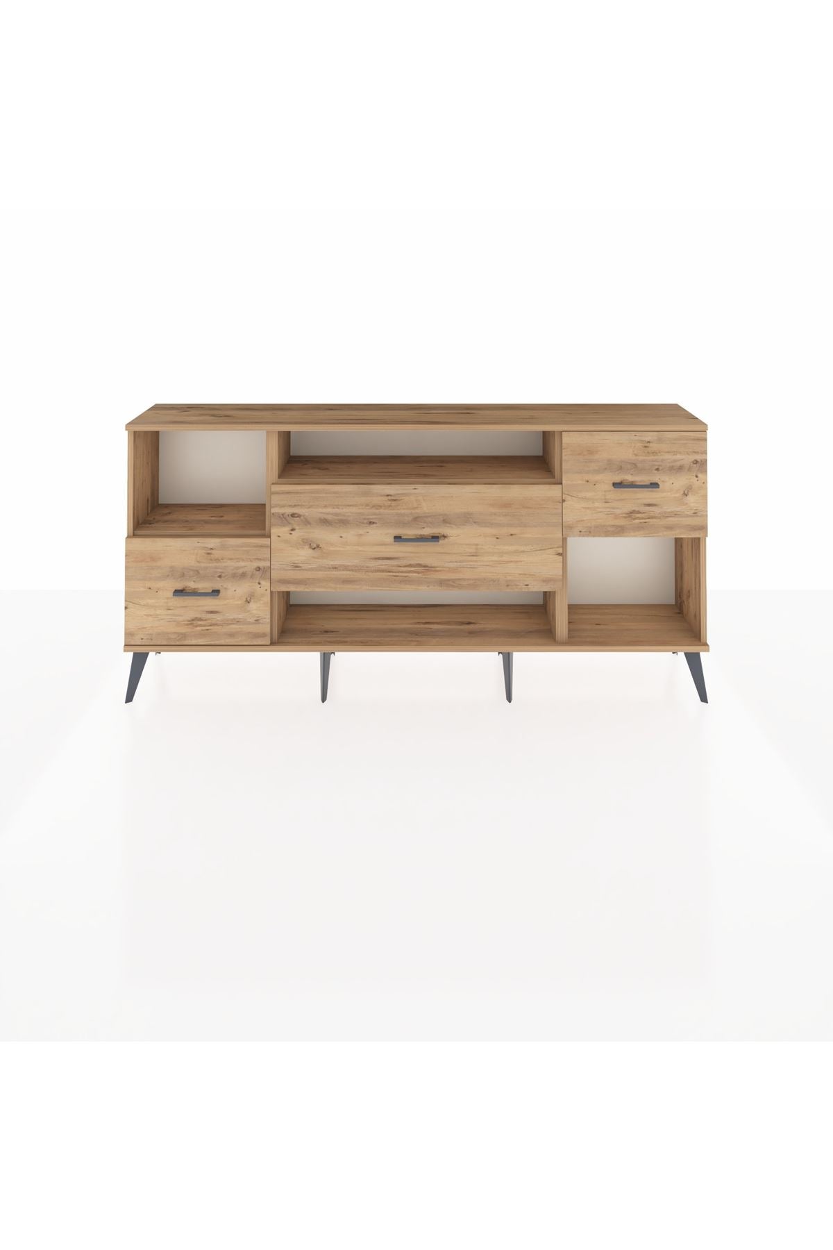Arges Konsol 2 Raflı 3 Çekmeceli 176x30x83 - S148M019V21A