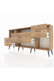 Arges Konsol 2 Raflı 3 Çekmeceli 176x30x83 - S148M019V21A