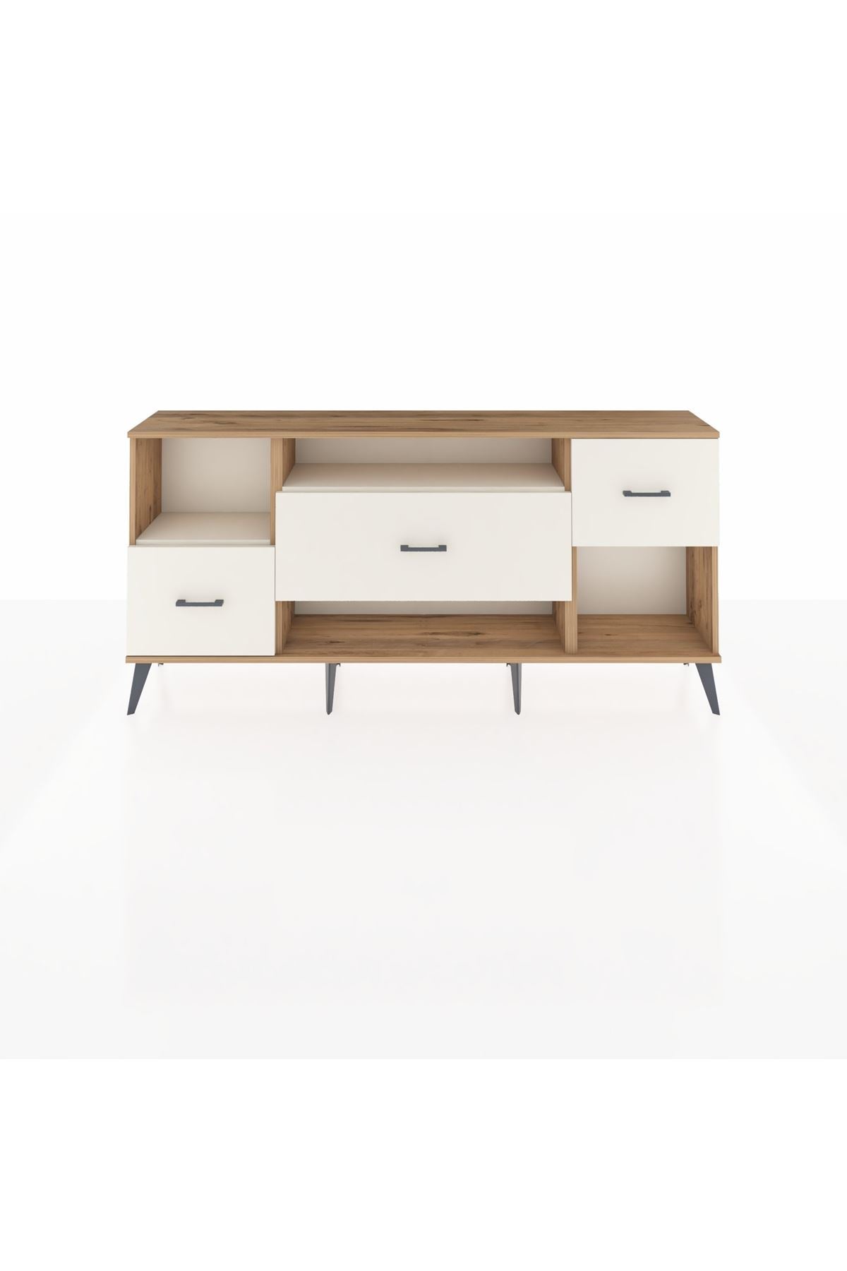 Arges Konsol 2 Raflı 3 Çekmeceli 176x30x83 - S148M019V22A