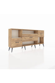 Arges Konsol 2 Raflı 3 Çekmeceli 176x30x83 - S148M019V24A