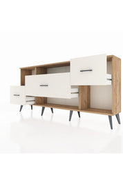 Arges Konsol 2 Raflı 3 Çekmeceli 176x30x83 - S148M019V25A