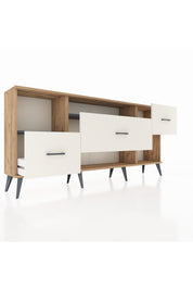Arges Konsol 2 Raflı 3 Çekmeceli 176x30x83 - S148M019V25A