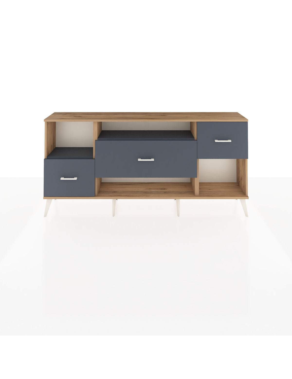 Arges Konsol 2 Raflı 3 Çekmeceli 176x30x83 - S148M019V26A