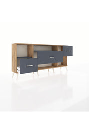 Arges Konsol 2 Raflı 3 Çekmeceli 176x30x83 - S148M019V26A