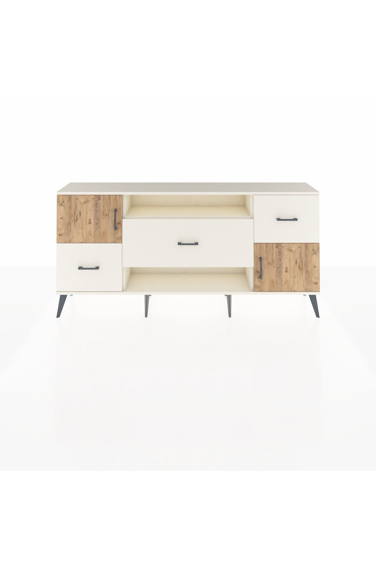 Arges Konsol 2 Raflı 3 Çekmeceli 2 Kapaklı 176x30x83 - S148M020V01A