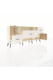 Arges Konsol 2 Raflı 3 Çekmeceli 2 Kapaklı 176x30x83 - S148M020V01A