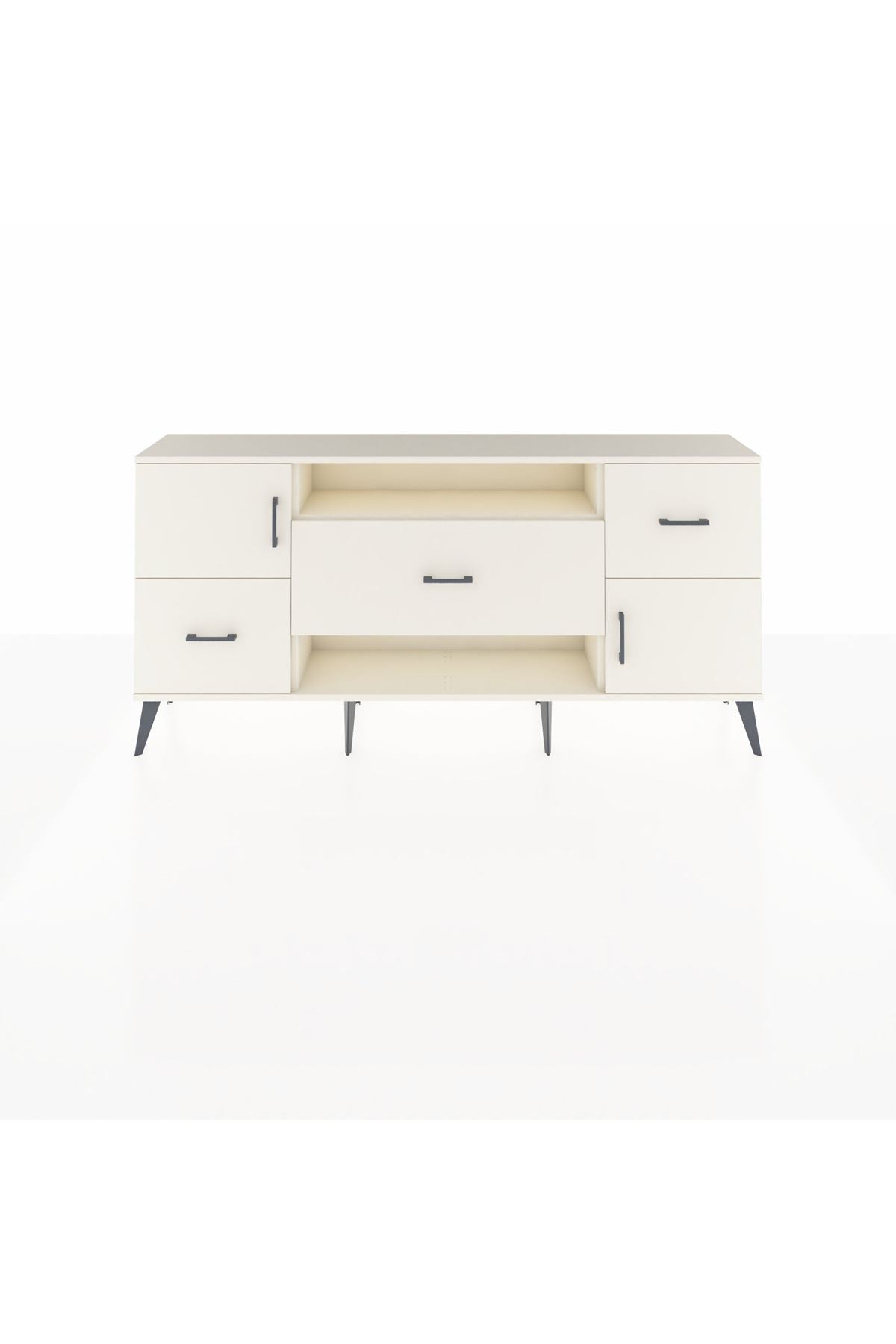 Arges Konsol 2 Raflı 3 Çekmeceli 2 Kapaklı 176x30x83 - S148M020V04A