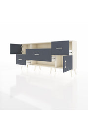Arges Konsol 2 Raflı 3 Çekmeceli 2 Kapaklı 176x30x83 - S148M020V08A