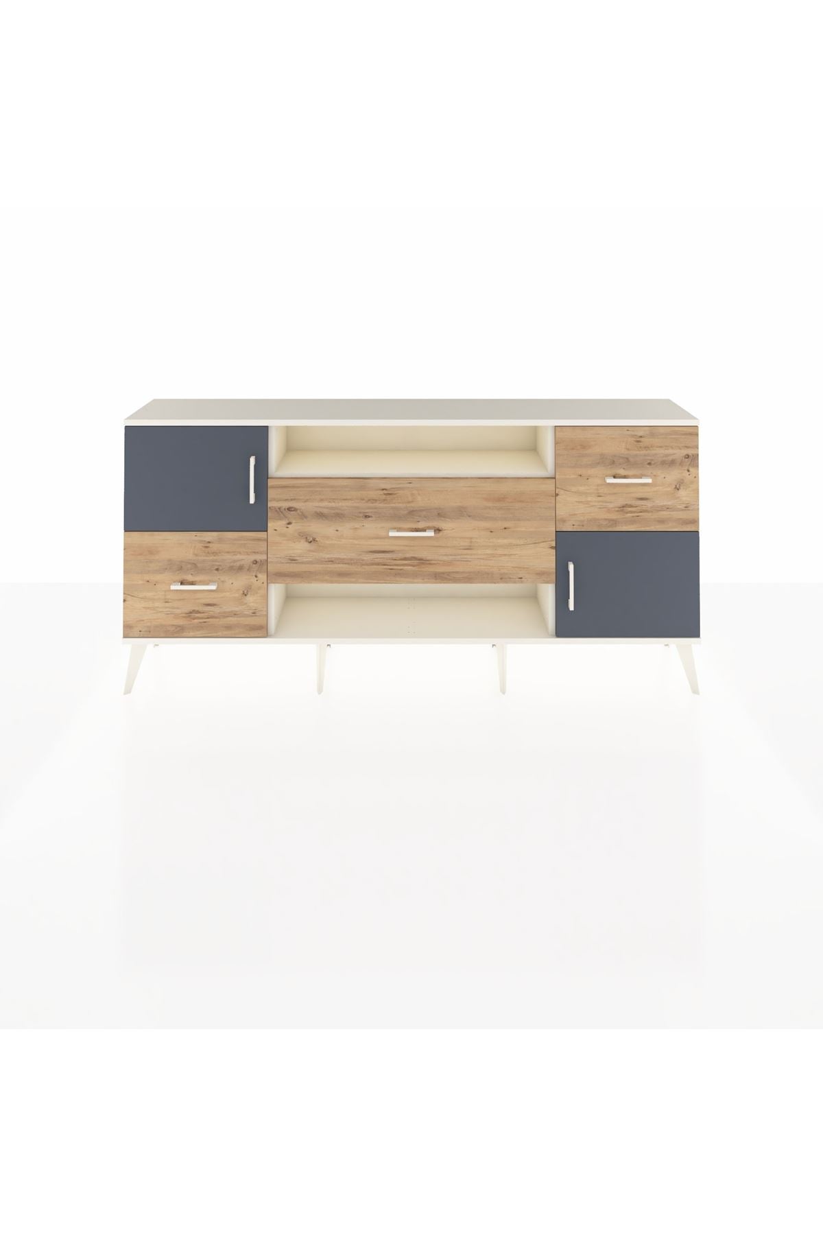 Arges Konsol 2 Raflı 3 Çekmeceli 2 Kapaklı 176x30x83 - S148M020V09A