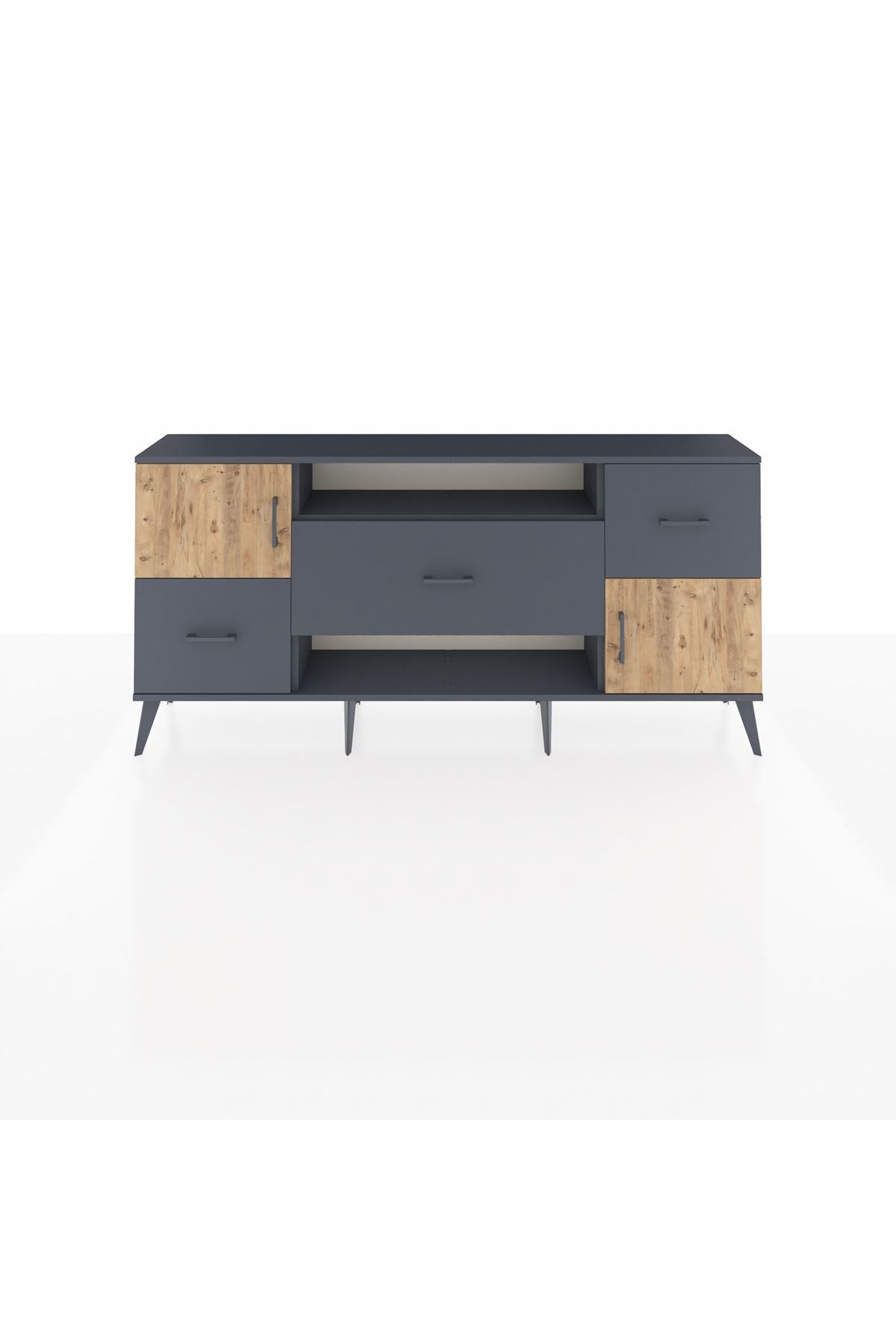 Arges Konsol 2 Raflı 3 Çekmeceli 2 Kapaklı 176x30x83 - S148M020V11A