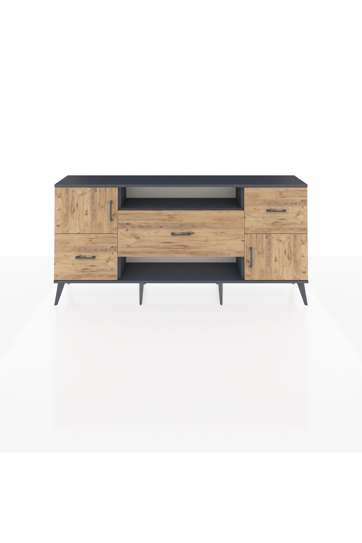 Arges Konsol 2 Raflı 3 Çekmeceli 2 Kapaklı 176x30x83 - S148M020V12A