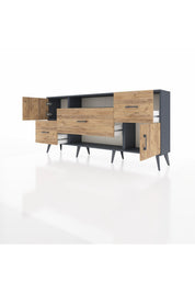 Arges Konsol 2 Raflı 3 Çekmeceli 2 Kapaklı 176x30x83 - S148M020V12A