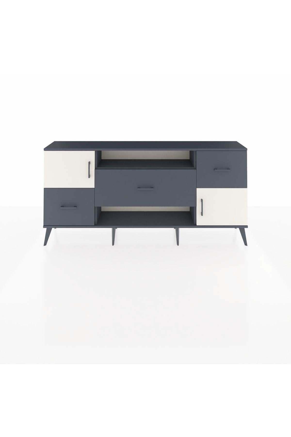 Arges Konsol 2 Raflı 3 Çekmeceli 2 Kapaklı 176x30x83 - S148M020V14A