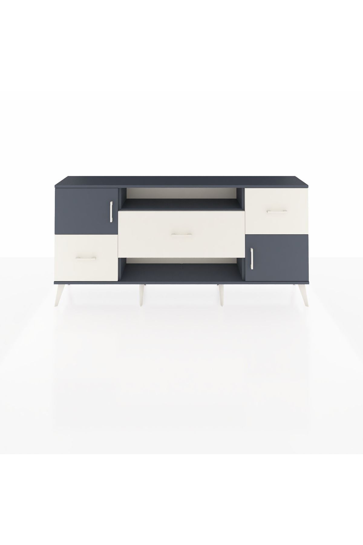 Arges Konsol 2 Raflı 3 Çekmeceli 2 Kapaklı 176x30x83 - S148M020V16A
