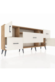 Arges Konsol 2 Raflı 3 Çekmeceli 2 Kapaklı 176x30x83 - S148M020V22A