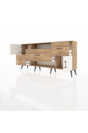 Arges Konsol 2 Raflı 3 Çekmeceli 2 Kapaklı 176x30x83 - S148M020V24A