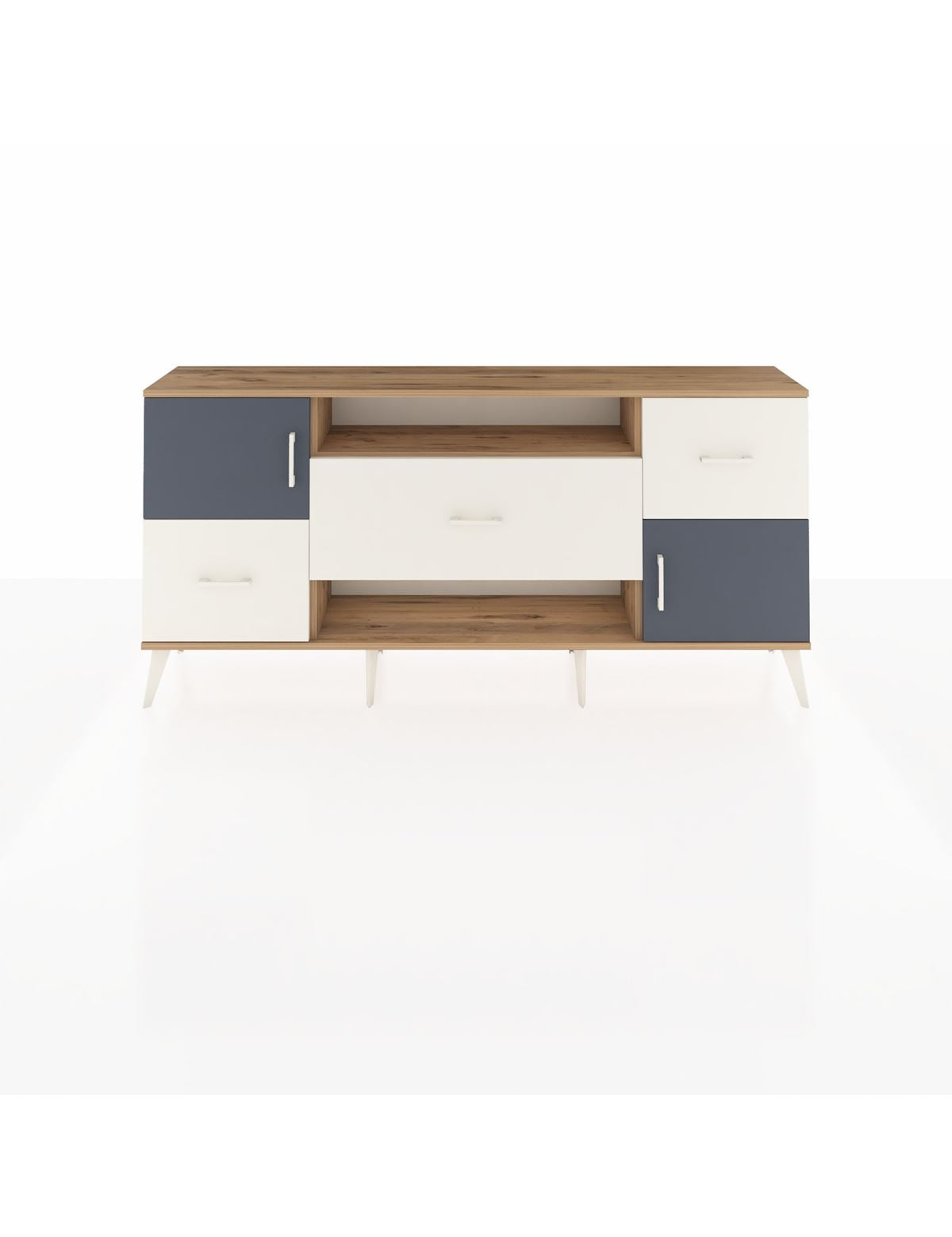 Arges Konsol 2 Raflı 3 Çekmeceli 2 Kapaklı 176x30x83 - S148M020V25A